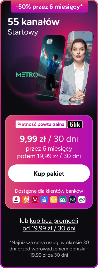 Pakiet startowy wp pilot 50% taniej przez 6 miesięcy przy płatności odnawialnej blik
